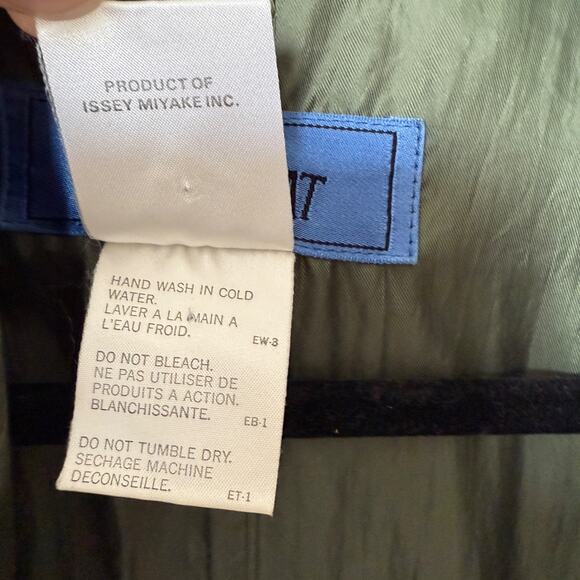 ISSEY MIYAKE Windcoat Vintage Nylon Coat Men's S made in Japan green‎ - Picture 4 of 7